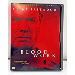 Blood Work DVD Clint Eastwood 2002 Movie Terry McCaleb Adventure Profiler